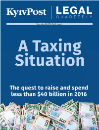 The Quest to Raise and Spend Less Than $40 Billion in 2016