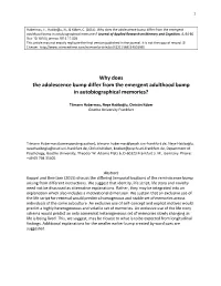 Why Does the Adolescence Bump Differ from the Emergent Adulthood Bump in Autobiographical Memories? Journal of Applied Research on Memory and Cognition, 4, 84-86