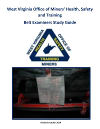Belt Examiner Study Guide