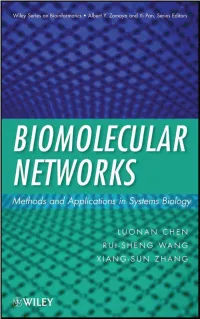 Biomolecular Networks