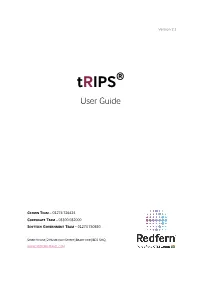 Trips User Guide