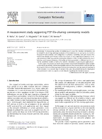 A Measurement Study Supporting P2P File