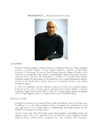 Biography — Sohail Inayatullah