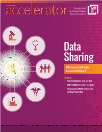 Data Sharing Why Cancer Will Never Be Cured Without It