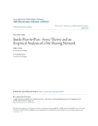 Some Theory and an Empirical Analysis of a File Sharing Network Nick Gehrke University of Goettingen