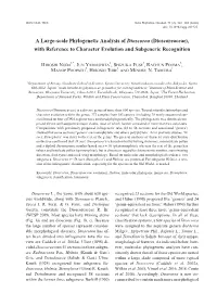 A Large-Scale Phylogenetic Analysis of Dioscorea (Dioscoreaceae), with Reference to Character Evolution and Subgeneric Recognition