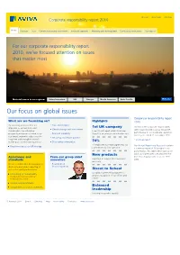 Corporate Responsibility Report 2010