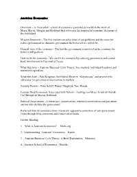 Crash Course in Economic Theory