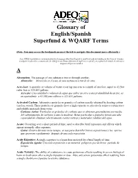 Glossary of Terms