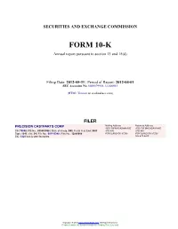 PRECISION CASTPARTS CORP. (Exact Name of Registrant As Specified in Its Charter)