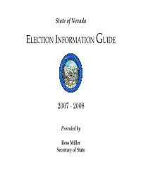 Election Information Guide