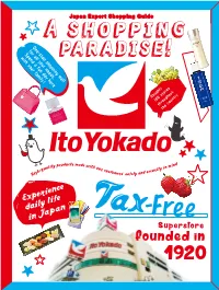 Ito-Yokado’S Basic Approach to Business