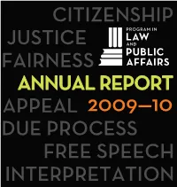 Program in Law and Public Affairs