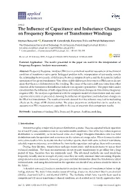 The Influence of Capacitance and Inductance Changes on Frequency