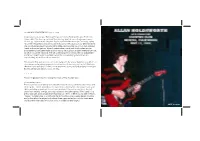Allan Holdsworth R.I.P. 1946 - 2017