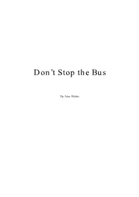 Don't Stop The