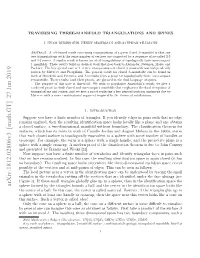 Arxiv:1812.02806V3 [Math.GT] 27 Jun 2019 Sphere Formed by the Triangles Bounds a Ball and the Vertex in the Identiﬁcation Space Looks Like the Centre of a Ball