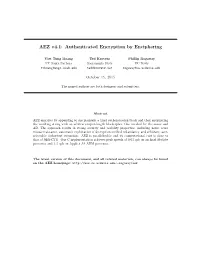 Authenticated Encryption by Enciphering
