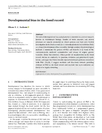 Evolution & Development