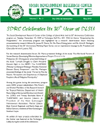 SDRC UPDATE Vol. 2 No. 2