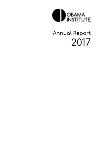 Annual Report 2017 Imprint