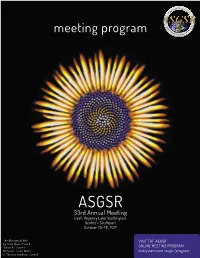 Meeting Program