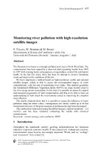 Monitoring River Pollution with High-Resolution Satellite Images