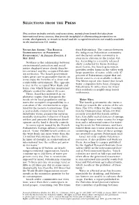 Selections from the Press