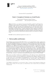 1.10 Fuster's Conception of Literature As a Social Practice