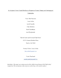 An Analysis of Arctic Coastal Resilience in Response to Erosion, Eustasy, and Anthropogenic