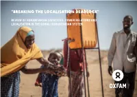“Breaking the Localisation Deadlock”