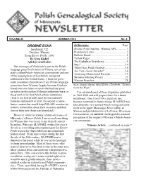DROBNE ECHA in This Issue: Page Installment #22 Drobne Echa Dateline: Winona, MN