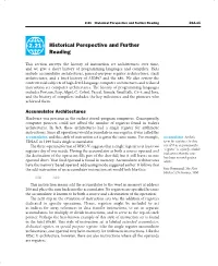 Historical Perspective and Further Reading 162.E1
