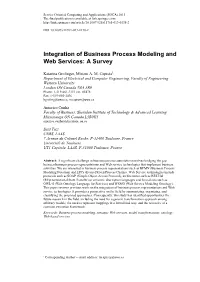 Integration of Business Process Modeling and Web Services: a Survey