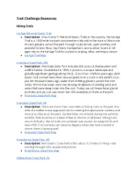 Trail Challenge Resources