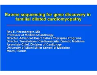 Await Remainder of Exome Sequence Data
