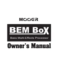 BE50 Manual EN V01.Pdf