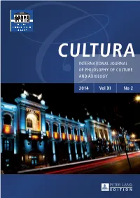 Re-Scripting Colonial Heritage (Cultura. Vol. XI, No. 2 (2014))