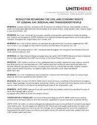 Comprehensive Statement in Support of Civil and Economic