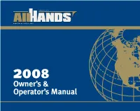 Owner's & Operator's Manual
