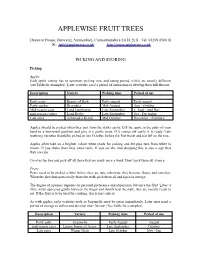 Picking and Storing