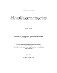 Radio Wireless Mesh Networks