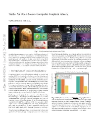 Taichi: an Open-Source Computer Graphics Library