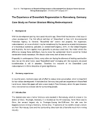 A Case Study on Former Uranium Mining Redevelopment