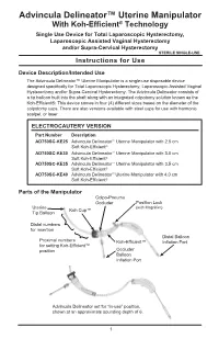 Advincula Delineator™ Uterine Manipulator