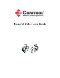 Comtrol Cables User Guide