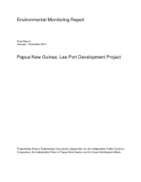 Lae Port Development Project