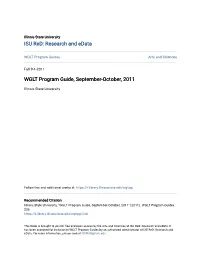 WGLT Program Guide, September-October, 2011