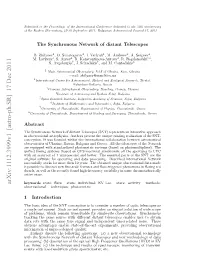 The Synchronous Network of Distant Telescopes