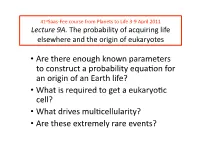 Are There Enough Known Parameters to Construct a Probability